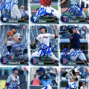 RONNIE DAWSON SIGNED 2016 BOWMAN DRAFT PROSPECT ROOKIE CARD AUTO