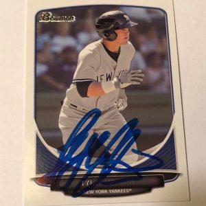 TYLER AUSTIN SIGNED 2013 BOWMAN PROSPECT ROOKIE CARD AUTO