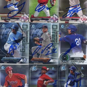 SIXTO SANCHEZ SIGNED 2018 BOWMAN CHROME SCOUTS 100 ROOKIE CARD AUTO