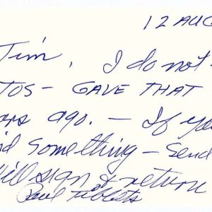 Paul Tibbets Signed Autographed FDC First Day Cover WWII Beckett BAS