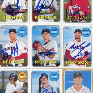 DARWINZON HERNANDEZ SIGNED 2018 TOPPS HERITAGE MINORS ROOKIE CARD AUTO