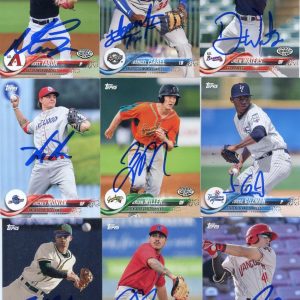 MICKEY MONIAK SIGNED 2018 TOPPS PRO DEBUT ROOKIE CARD AUTO