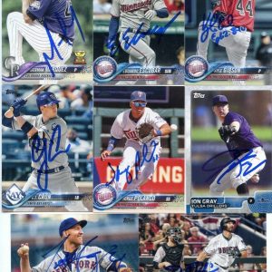 JORGE POLANCO SIGNED 2018 TOPPS CARD AUTO