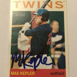 MAX KEPLER SIGNED 2013 TOPPS HERITAGE MINORS PROSPECT ROOKIE CARD AUTO