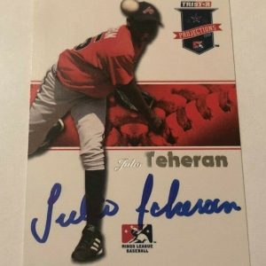 JULIO TEHERAN SIGNED 2008 TRISTAR PROJECTIONS PROSPECT ROOKIE CARD AUTO