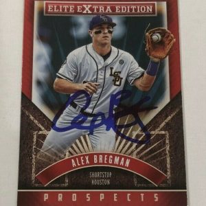 ALEX BREGMAN SIGNED 2015 ELITE EXTRA EDITION ROOKIE CARD AUTO