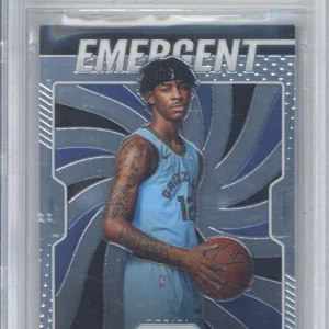 Ja Morant 2019-20 Panini Prizm Rookie Emergent #17 Beckett BGS 9