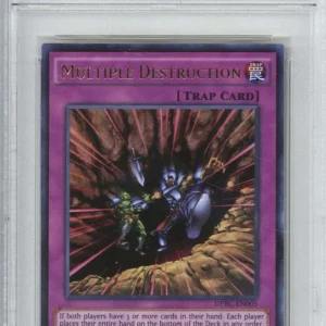 2015 YU-GI-Oh Duelist Pack: Battle City EN005 Multiple Destruction 1st Ed PSA 10