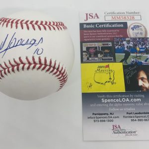 YOAN MONCADA SIGNED RAWLINGS MLB BASEBALL CHICAGO WHITE SOX JSA COA