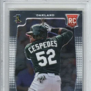 2012 Panini Prizm 159 Yoenis Cespedes PSA 9