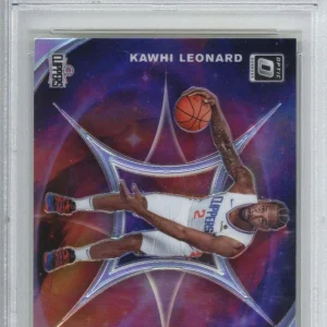 2019 Panini Donruss Optic Fantasy Stars 10 Kawhi Leonard Holo PSA 9