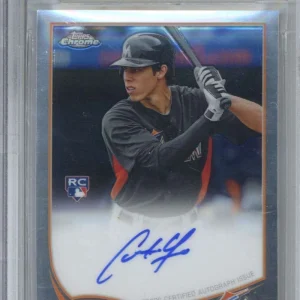 2013 Topps Chrome Rookie Autographs CY Christian Yelich Beckett BGS 9.5 10