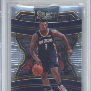 2019-20 Panini Select 1 Zion Williamson Beckett BGS 8.5