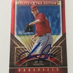LUCAS WILLIAMS SIGNED 2015 ELITE EXTRA PROSPECT ROOKIE CARD PHILLIES  LUKE AUTO