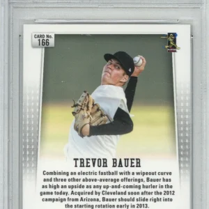2012 Panini Prizm 166 Trevor Bauer PSA 9