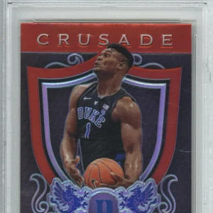 2019 Panini Prizm Draft Picks 51 Zion Williamson Red Prizm PSA 9