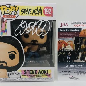 STEVE AOKI SIGNED ROCKS POP FUNKO FIGURE DIM MAK PROOF JSA COA