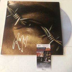 POST MALONE SIGNED BEERBONGS AND BENTLEYS VINYL 2LP RECORD ALBUM PROOF JSA COA