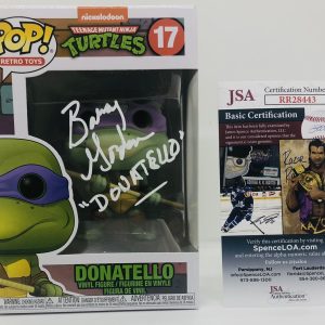 BARRY GORDON SIGNED DONATELLO POP FUNKO FIGURE TEENAGE MUTANT NINJA TURTLES JSA