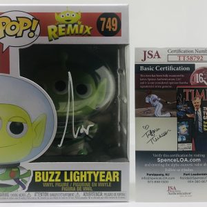 TIM ALLEN SIGNED BUZZ LIGHTYEAR REMIX POP FUNKO FIGURE TOY STORY PROOF JSA COA
