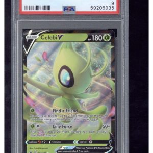 2020 Pokemon Sword & Shield 001 Celebi V PSA 9