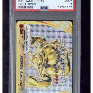 2016 Pokemon XY Evolutions 60 Machamp Break PSA 9