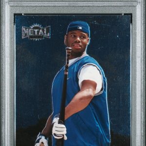 1998 Metal Universe 218 Ken Griffey Jr. Checklist PSA 8