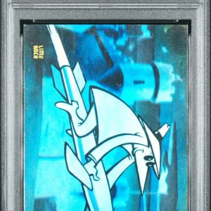 1993 Lime Rock Spy VS Spy Holograms 1 White Spy on Rocket Silver PSA 6