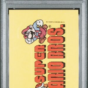 1989 Topps Nintendo Game Tip Stickers 9 Super Mario Bros. PSA 7