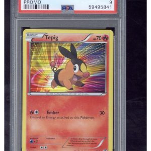 2011 Pokemon Black & White Promo BW02 Tepig-Holo PSA 9