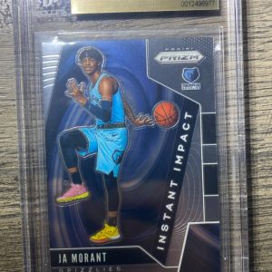 2019 Panini Prizm Instant Impact Ja Morant BGS 9.5