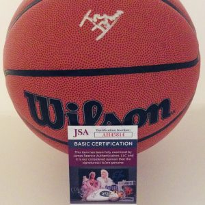 TRE JOHNSON SIGNED WILSON NBA BASKETBALL TEXAS LONGHORNS JSA COA