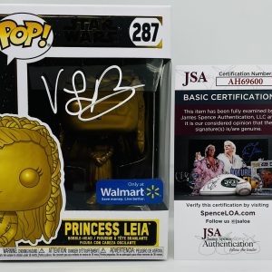 VIVIEN LYRA BLAIR SIGNED PRINCESS LEIA FUNKO POP FIGURE STAR WARS JSA COA