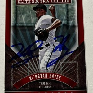 KE'BRYAN HAYES SIGNED 2015 ELITE EXTRA EDITION BASEBALL ROOKIE CARD AUTO