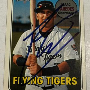 ISAAC PAREDES SIGNED 2018 TOPPS HERITAGE MINOR LEAGUE BASEBALL ROOKIE CARD AUTO