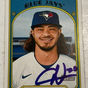 AUSTIN MARTIN SIGNED 2021 TOPPS HERITAGE MINOR LEAGUE BASEBALL CARD AUTO