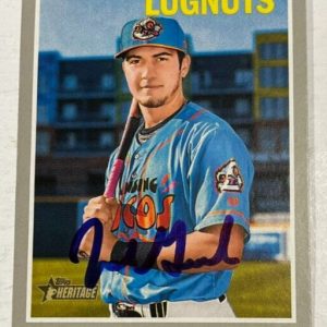 JORDAN GROSHANS SIGNED 2019 TOPPS HERITAGE MINOR LEAGUE BASEBALL CARD AUTO