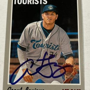 GRANT LAVIGNE SIGNED 2019 TOPPS HERITAGE MINOR LEAGUE BASEBALL CARD AUTO