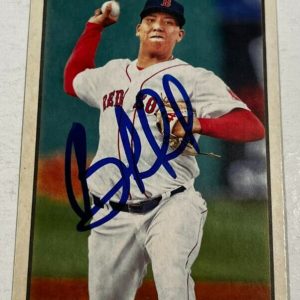 BRYAN MATA SIGNED 2019 BOWMAN HERITAGE BASEBALL CARD AUTO