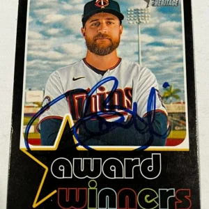 ROCCO BALDELLI SIGNED 2020 TOPPS HERITAGE BASEBALL CARD AUTO