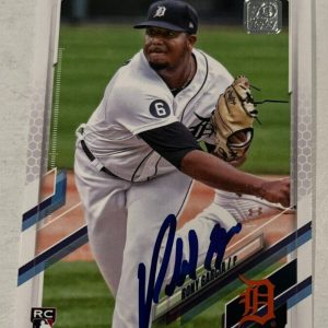RONY GARCIA SIGNED 2021 TOPPS BASEBALL CARD AUTOGRAPH AUTO