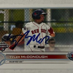 TYLER MCDONOUGH SIGNED 2022 TOPPS PRO DEBUT BASEBALL CARD AUTOGRAPH AUTO