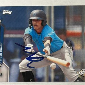 VICTOR MESA JR SIGNED 2020 TOPPS PRO DEBUT BASEBALL CARD AUTOGRAPH AUTO