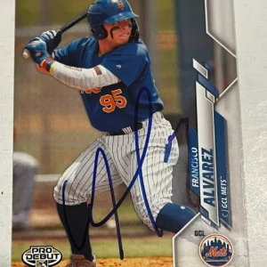 FRANCISCO ALVAREZ SIGNED 2020 TOPPS PRO DEBUT BASEBALL CARD AUTOGRAPH AUTO