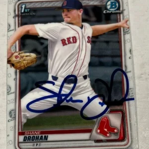 SHANE DROHAN SIGNED 2020 BOWMAN CHROME DRAFT PROSPECT ROOKIE CARD AUTO