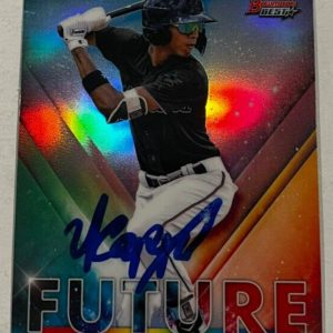 YIDDI CAPPE SIGNED 2021 BOWMAN'S BEST ROOKIE BASEBALL CARD AUTO