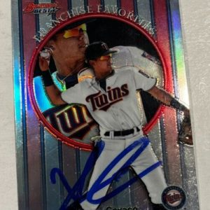 KEONI CAVACO SIGNED 2019 BOWMAN'S BEST FRANCHISE FAVORITES ROOKIE CARD AUTO