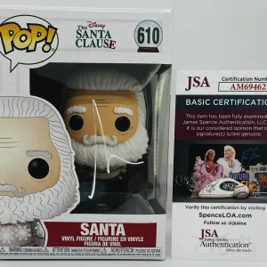 TIM ALLEN SIGNED SANTA POP FUNKO FIGURE THE SANTA CLAUSE MOVIE JSA COA