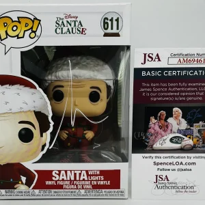 TIM ALLEN SIGNED SANTA WITH LIGHTS POP FUNKO FIGURE THE SANTA CLAUSE JSA COA