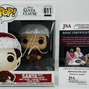 TIM ALLEN SIGNED SANTA WITH LIGHTS POP FUNKO FIGURE THE SANTA CLAUSE JSA COA